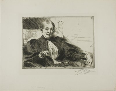 Anna Wallenberg av Anders Leonard Zorn