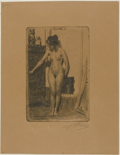 Før komfyren av Anders Leonard Zorn