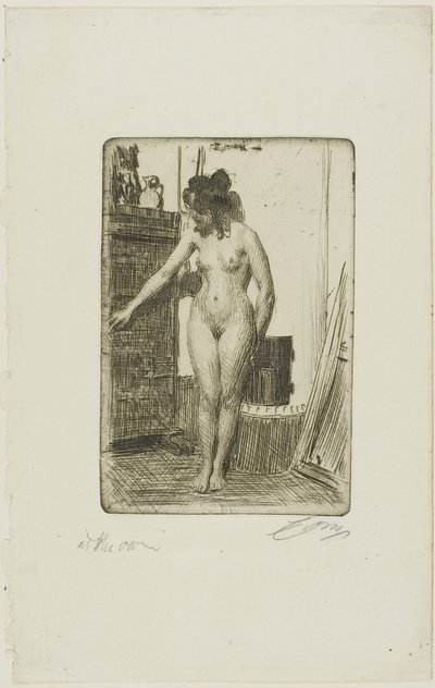 Før komfyren av Anders Leonard Zorn
