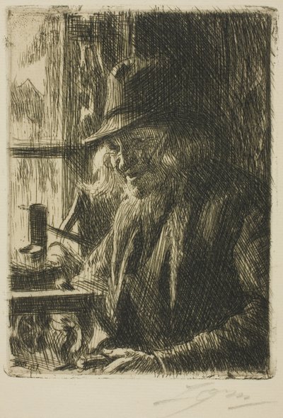 Bosl Anders, Urmaker på Mora av Anders Leonard Zorn