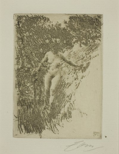 Børsteved av Anders Leonard Zorn