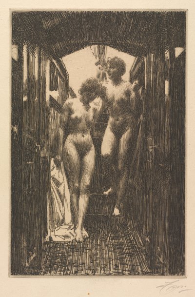 Hytte av Anders Leonard Zorn