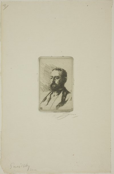 Carl Snoilsky av Anders Leonard Zorn