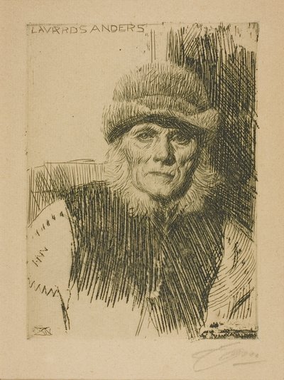 Dalecarlian Peasant (Lavards Anders) av Anders Leonard Zorn