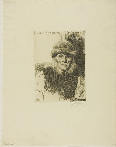 Dalecarlian Peasant (Lavards Anders) av Anders Leonard Zorn