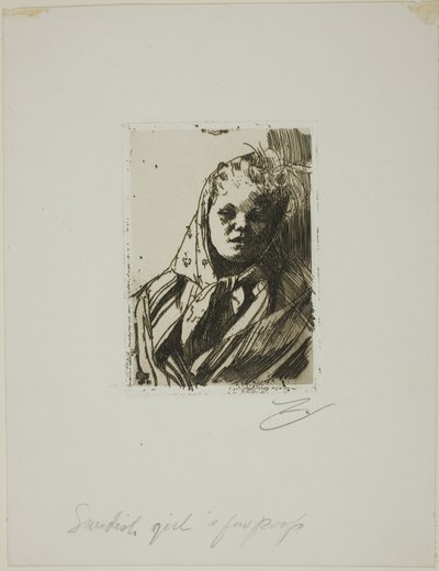 Dalekarlsk bondekvinne av Anders Leonard Zorn