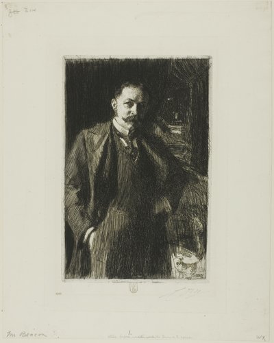 E.R. Bacon av Anders Leonard Zorn
