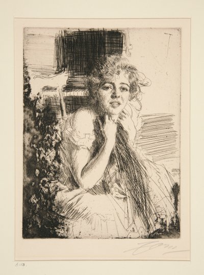 Emma Rasmussen av Anders Leonard Zorn