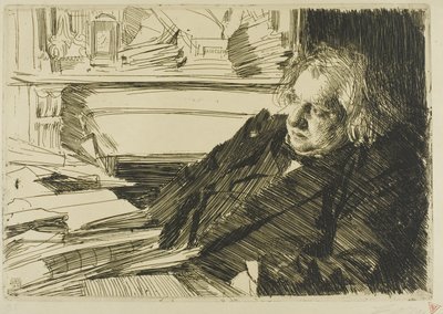 Ernest Renan av Anders Leonard Zorn