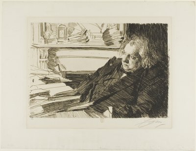 Ernest Renan av Anders Leonard Zorn