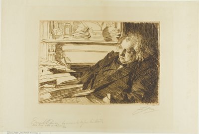 Ernest Renan av Anders Leonard Zorn
