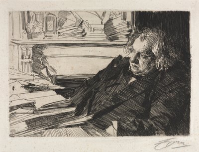 Ernest Renan av Anders Leonard Zorn