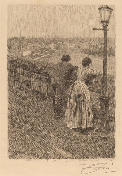 Fisker ved Saint Ives av Anders Leonard Zorn
