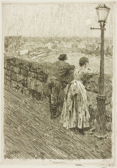 Fisker ved Saint Ives av Anders Leonard Zorn