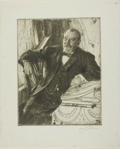 Grover Cleveland II av Anders Leonard Zorn