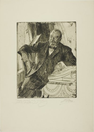 Grover Cleveland II av Anders Leonard Zorn