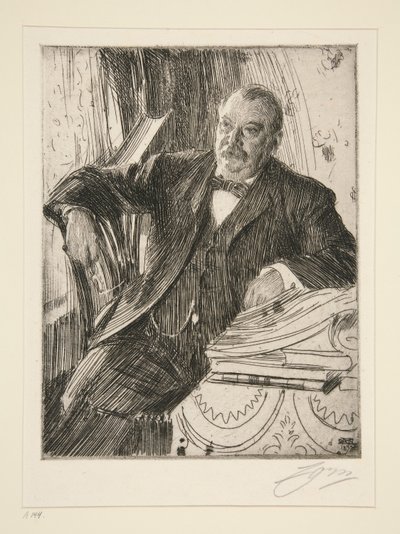 Grover Cleveland II av Anders Leonard Zorn