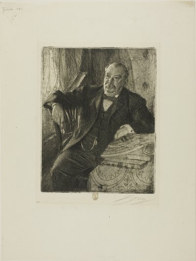 Grover Cleveland I av Anders Leonard Zorn