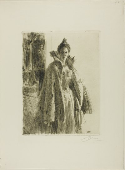 HKH Prinsesse Ingeborg av Sverige II av Anders Leonard Zorn
