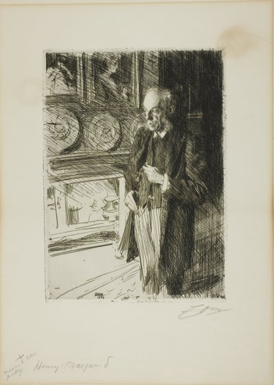 Henry Marquand av Anders Leonard Zorn