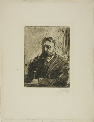 Hugo Tigerschiöld av Anders Leonard Zorn