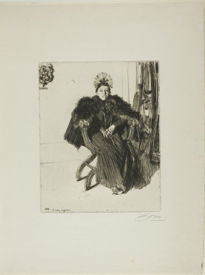 Isabella Gardner av Anders Leonard Zorn