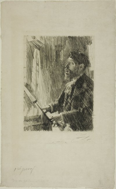 J.B. Faure av Anders Leonard Zorn