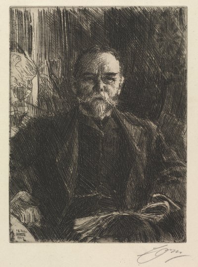 John Hay av Anders Leonard Zorn