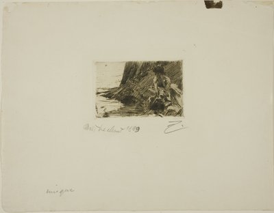 "La Petite Baigneuse" - Den lille baderen av Anders Leonard Zorn