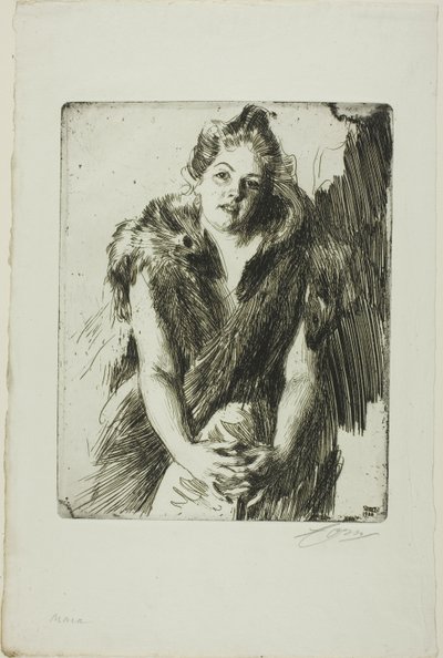 Maja von Heijne av Anders Leonard Zorn
