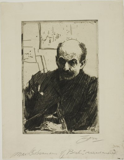 Max Lieberman av Anders Leonard Zorn