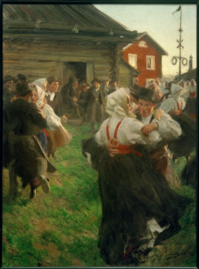 Midtsommernattsdans av Anders Leonard Zorn