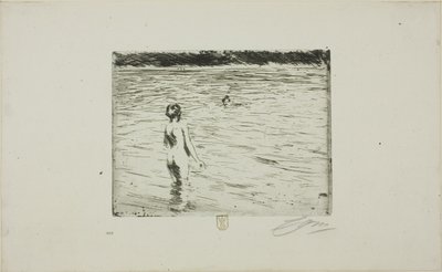 Mor bader av Anders Leonard Zorn