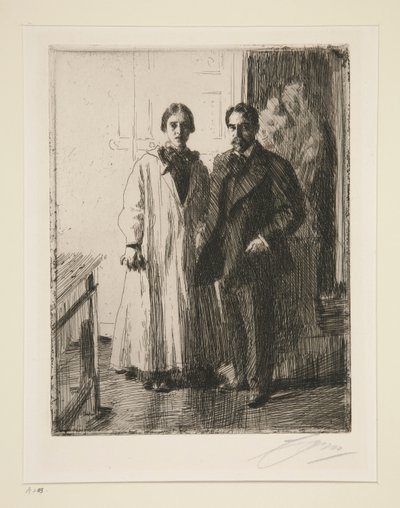 Mr. og Mrs. Atherton Curtis av Anders Leonard Zorn