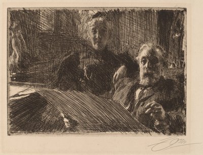 Herr og fru Furstenburg av Anders Leonard Zorn