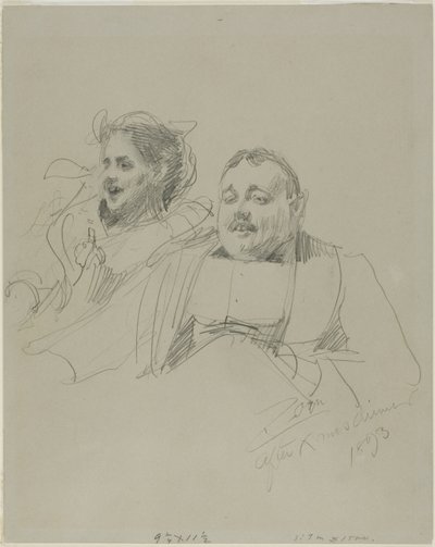 Mr. og Mrs. Raymond Johnson av Anders Leonard Zorn