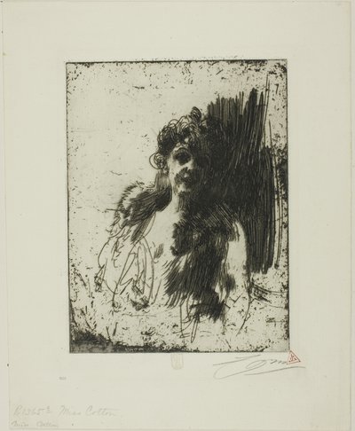 Fru Cotton II av Anders Leonard Zorn