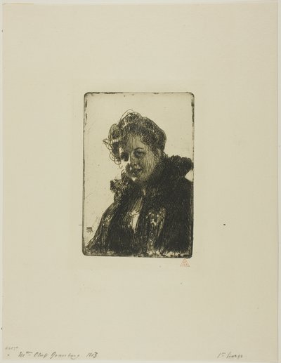 Fru. Granberg av Anders Leonard Zorn