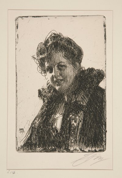 Fru. Granberg av Anders Leonard Zorn