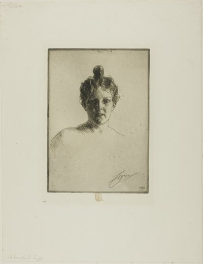 Fru Runeberg av Anders Leonard Zorn