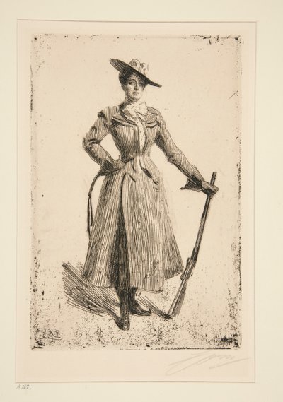 Mrs. Thompson Seton av Anders Leonard Zorn