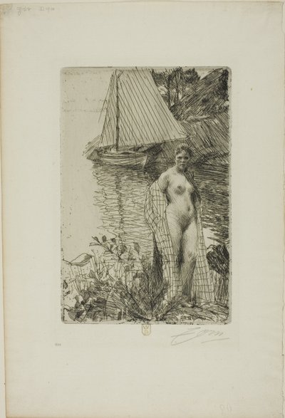 Min modell og min båt av Anders Leonard Zorn