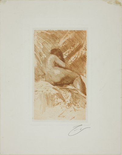 Nakenstudie av Anders Leonard Zorn