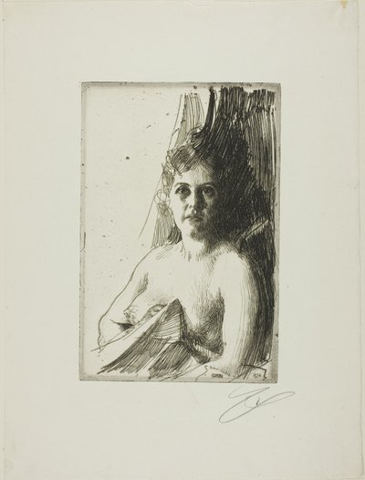 Nakenstudie III av Anders Leonard Zorn