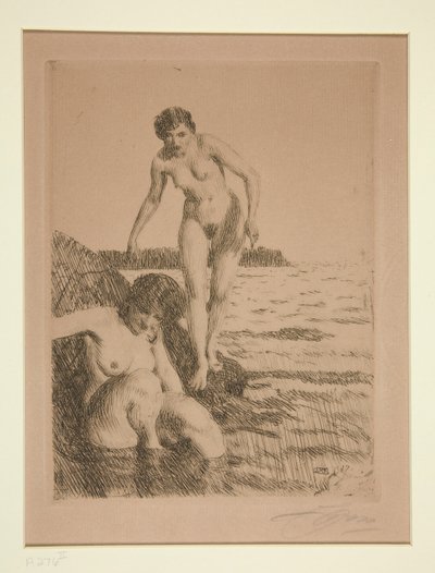 På Hemsøøya av Anders Leonard Zorn