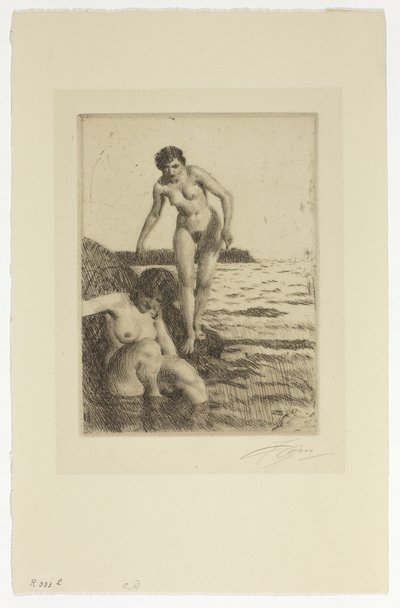 På øya Hemsö av Anders Leonard Zorn