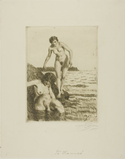 På øya Hemsö av Anders Leonard Zorn