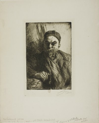 Paul Verlaine II av Anders Leonard Zorn