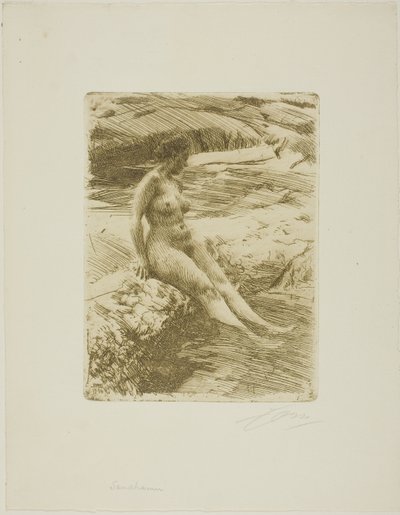 Sand havn av Anders Leonard Zorn