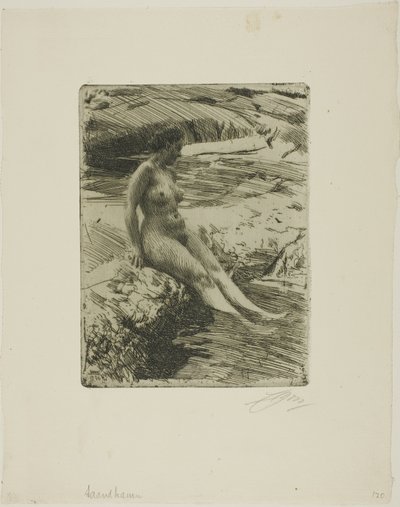 Sand havn av Anders Leonard Zorn
